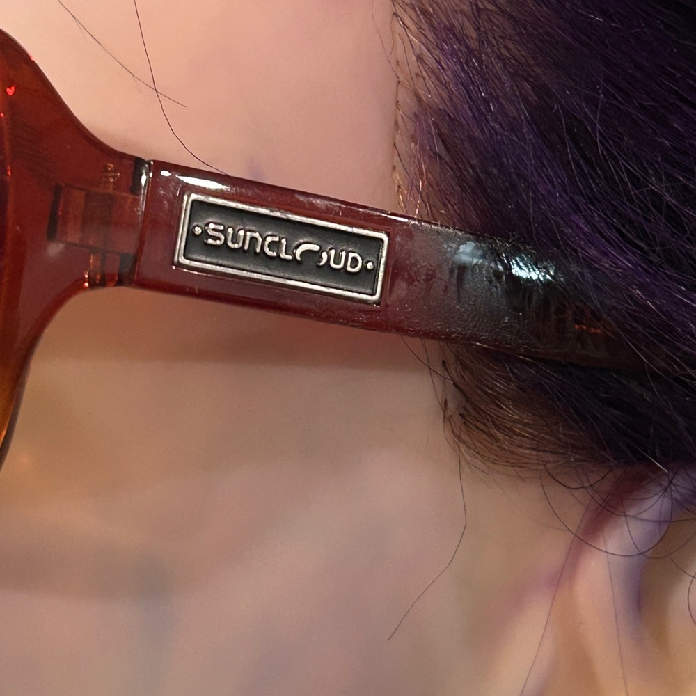 Suncloud Women's Amber Brown Gradient Oversized S… - image 3